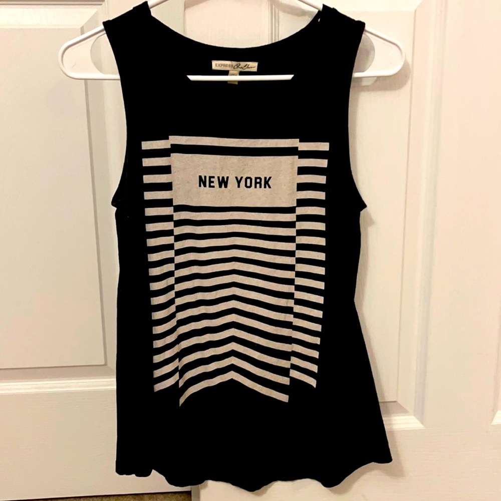 Graphic Black & White Express Tank
